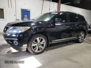 2015 Nissan Pathfinder S with VIN 5N1AR2MMXFC681953, listed as a Copart auction lot 80272294 with 103,942 mi miles and Salvage title. Bid and sale history available at DreamBid. Image 1.