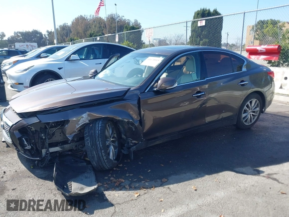 2014 Infiniti Q50 с VIN JN1BV7AP8EM670333, выставлен на аукционе IAAI как лот 41670015 с пробегом 59 427 миль миль и . История ставок и продаж доступна на DreamBid. Изображение 15.