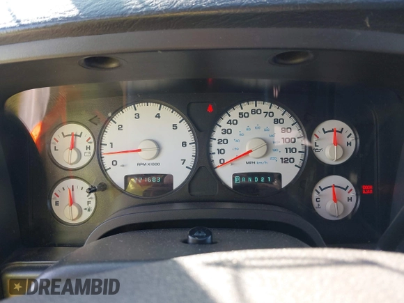 2004 Dodge 2500 SLT with VIN 3D7KU28D34G236830, listed as a IAAI auction lot 41758027 with 221,683 mi miles. Bid and sale history available at carsss.com. Image 7.