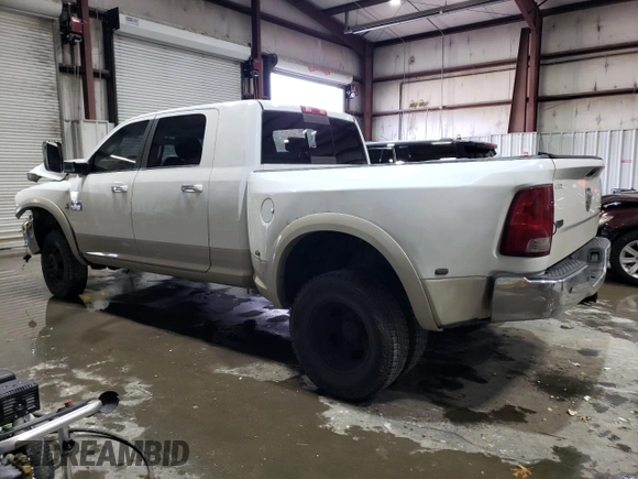 2010 Dodge Ram 3500 Laramie with VIN 3D73Y4HL7AG193326, listed as a Copart auction lot 87431914 with 301,272 mi miles and Salvage Title. Bid and sale history available at carsss.com. Image 2.