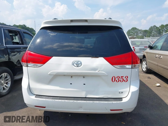 2012 Toyota Sienna LE AAS with VIN 5TDKK3DC5CS270609, listed as a IAAI auction lot 42602189 with 412,612 mi miles and . Bid and sale history available at DreamBid. Image 16.