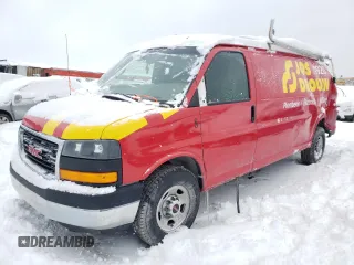 2019 GMC Savana Cargo with VIN 1GTW7BFP0K1340395, listed as a Copart auction lot 85964424 with 127,769 mi miles and Salvage Title. Bid and sale history available at carsss.com. Image 1.