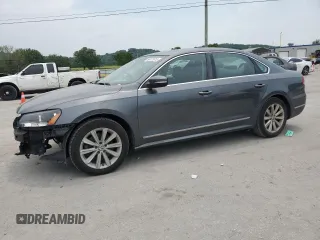 2013 Volkswagen Passat SEL z VIN 1VWCH7A39DC086174, wystawiony jako Copart lot #60427615 z przebiegiem 132 254 mil mil oraz Szkoda całkowita • Salvage title. Historia ofert i sprzedaży dostępna na DreamBid. Obrazek 1.