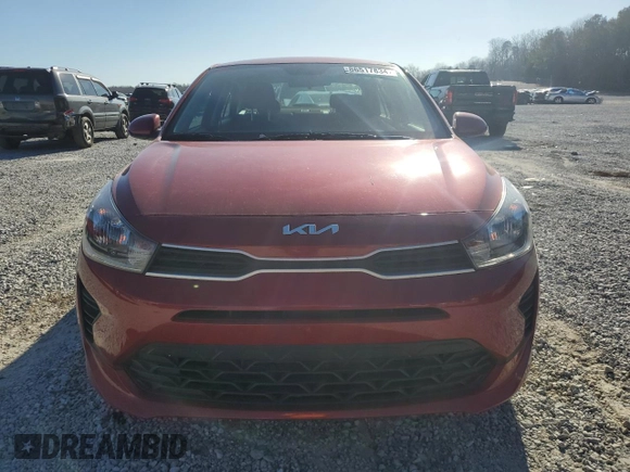 2022 Kia Rio LX with VIN 3KPA24AD6NE484231, listed as a Copart auction lot 86517834 with 35,164 mi miles and Salvage Title. Bid and sale history available at carsss.com. Image 5.