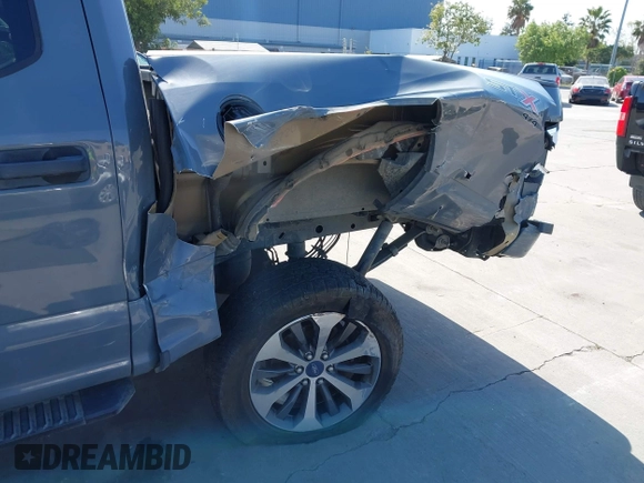 2019 Ford F-150 XL with VIN 1FTEW1EP6KKC99243, listed as a IAAI auction lot 42057955 with 99,666 mi miles. Bid and sale history available at carsss.com. Image 6.