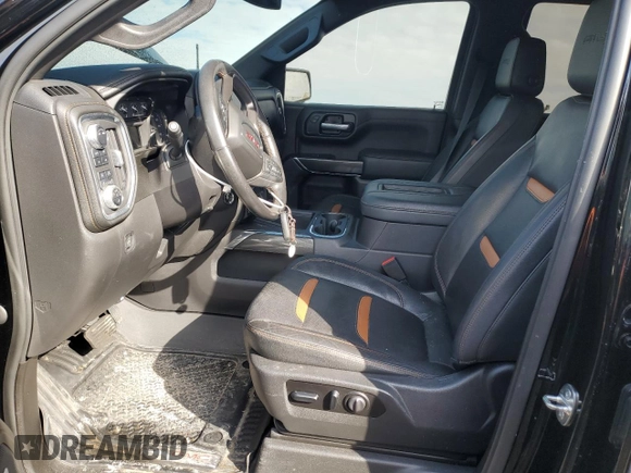 2021 GMC Sierra 1500 AT4 with VIN 3GTP9EEL7MG261132, listed as a Copart auction lot 46317815 with 78,458 mi miles and Salvage Title. Bid and sale history available at carsss.com. Image 7.
