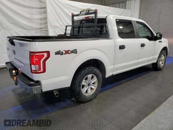 2017 Ford F-150 XL with VIN 1FTEW1E85HFC06836, listed as a Copart auction lot 53308595 with 133,447 mi miles and Clean Title. Bid and sale history available at carsss.com. Image 3.
