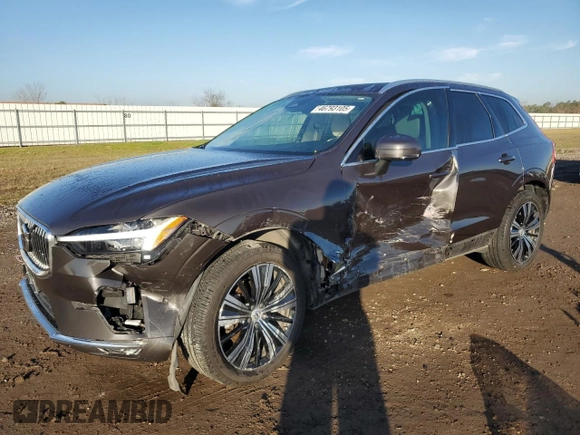 2022 Volvo XC60 Inscription with VIN YV4L12DL7N1014891, listed as a Copart auction lot 46793105 with Not Provided miles and Salvage Title. Bid and sale history available at carsss.com. Image 1.