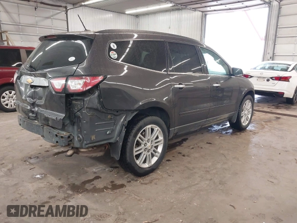 2015 Chevrolet Traverse LT with VIN 1GNKVGKD5FJ296064, listed as a IAAI auction lot 42581755 with 162,297 mi miles and . Bid and sale history available at DreamBid. Image 4.