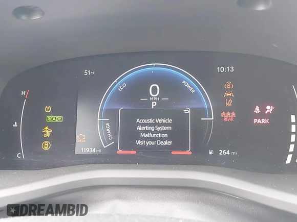2025 Toyota Camry LE with VIN 4T1DAACK1SU504839, listed as a IAAI auction lot 41845964 with 11,934 mi miles and . Bid and sale history available at DreamBid. Image 7.