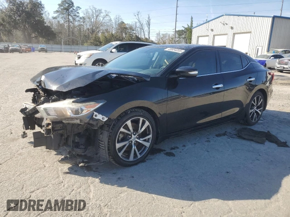 2017 Nissan Maxima SV with VIN 1N4AA6AP8HC440368, listed as a Copart auction lot 48684055 with 96,400 mi miles and Salvage Title. Bid and sale history available at DreamBid. Image 1.