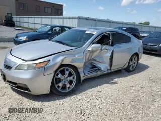2013 Acura TL Advance z VIN 19UUA9F70DA005210, wystawiony jako Copart lot #59464424 z przebiegiem Nie podano mil oraz Szkoda całkowita • Salvage title. Historia ofert i sprzedaży dostępna na DreamBid. Obrazek 1.