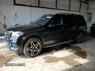 2018 Mercedes-Benz GLS 550 with VIN 4JGDF7DE1JB162428, listed as a Copart auction lot 52575095 with 81,205 mi miles and Salvage title. Bid and sale history available at DreamBid. Image 1.
