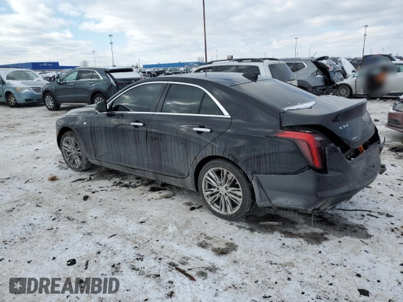 2020 Cadillac CT4 Premium Luxury with VIN 1G6DF5RK8L0156215, listed as a Copart auction lot 41991235 with 36,368 mi miles and Non Repairable. Bid and sale history available at carsss.com. Image 2.