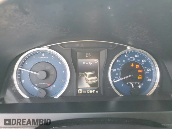 2017 Toyota Camry XLE with VIN 4T1BF1FK1HU786963, listed as a Copart auction lot 52313755 with 108,941 mi miles and Salvage Title. Bid and sale history available at DreamBid. Image 9.
