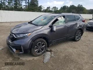 2022 Honda CR-V EX-L z VIN 2HKRW2H80NH644815, wystawiony jako Copart lot #53925445 z przebiegiem Nie podano mil oraz Szkoda całkowita • Salvage title. Historia ofert i sprzedaży dostępna na DreamBid. Obrazek 1.