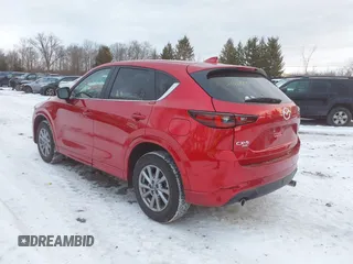 2025 Mazda CX-5 2.5 S Preferred Package with VIN JM3KFBCLXS0585270, listed as a IAAI auction lot 41410789 with 162 mi miles. Bid and sale history available at carsss.com. Image 3.