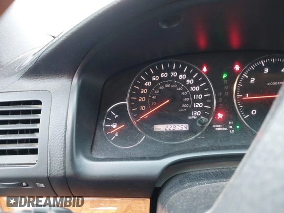 2003 Lexus GX 470 with VIN JTJBT20X530021372, listed as a IAAI auction lot 41772344 with 229,754 mi miles and . Bid and sale history available at DreamBid. Image 7.