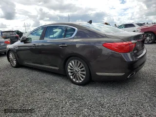 2015 Kia K900 Luxury with VIN KNALW4D48F6017602, listed as a Copart auction lot 74309814 with 0 mi miles and Salvage Title. Bid and sale history available at carsss.com. Image 2.