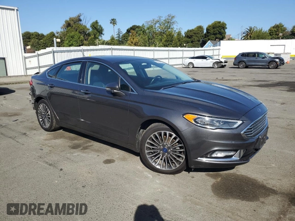 2018 Ford Fusion Titanium with VIN 3FA6P0D95JR188357, listed as a Copart auction lot 55994895 with 123,214 mi miles and Salvage title. Bid and sale history available at DreamBid. Image 4.