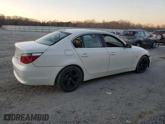 2006 BMW 5 Series 525i with VIN WBANE53506CK82592, listed as a Copart auction lot 42207415 with Not Provided miles and Salvage Title. Bid and sale history available at DreamBid. Image 3.
