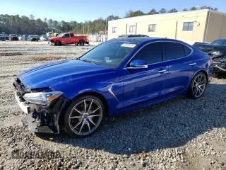 2021 Genesis G70 2.0T z VIN KMTG44LA2MU072235, wystawiony jako Copart lot #40438474 z przebiegiem 43 735 mil mil oraz . Historia ofert i sprzedaży dostępna na DreamBid. Obrazek 1.