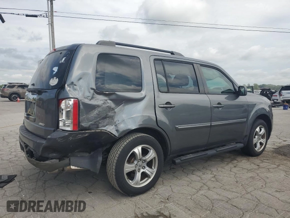 2013 Honda Pilot EX-L with VIN 5FNYF4H62DB061360, listed as a Copart auction lot 64171285 with 115,185 mi miles and Salvage title. Bid and sale history available at DreamBid. Image 3.