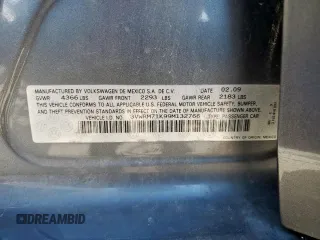 2009 Volkswagen Jetta SE с VIN 3VWRM71K99M132766, выставлен на аукционе Copart как лот 53852585 с пробегом 126 549 миль миль и Чистый • Clean title. История ставок и продаж доступна на DreamBid. Изображение 13.