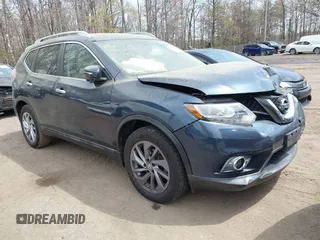 2015 Nissan Rogue SL with VIN 5N1AT2MV5FC780108, listed as a IAAI auction lot 42010716 with 79,575 mi miles. Bid and sale history available at carsss.com. Image 1.