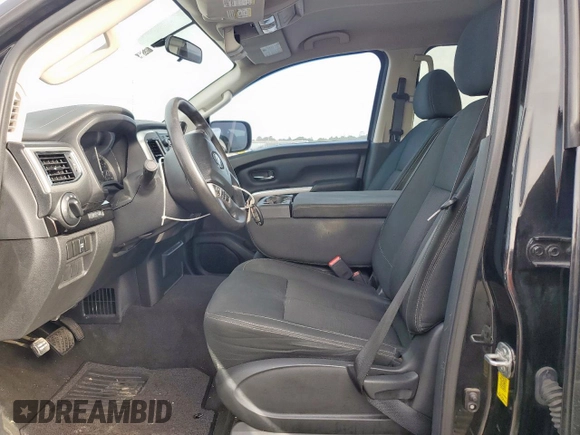 2019 Nissan Titan S with VIN 1N6AA1EK3KN528085, listed as a Copart auction lot 56395595 with 53,794 mi miles and Salvage title. Bid and sale history available at DreamBid. Image 7.