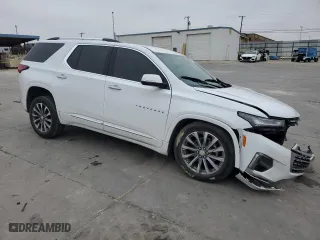 2023 Chevrolet Traverse Premier with VIN 1GNERKKW0PJ222221, listed as a Copart auction lot 43005525 with 51,637 mi miles and Salvage Title. Bid and sale history available at carsss.com. Image 4.