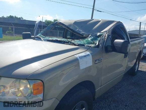 2007 Ford F-150 XL with VIN 1FTRF12WX7NA12876, listed as a IAAI auction lot 42548595 with 127,987 mi miles and . Bid and sale history available at DreamBid. Image 6.