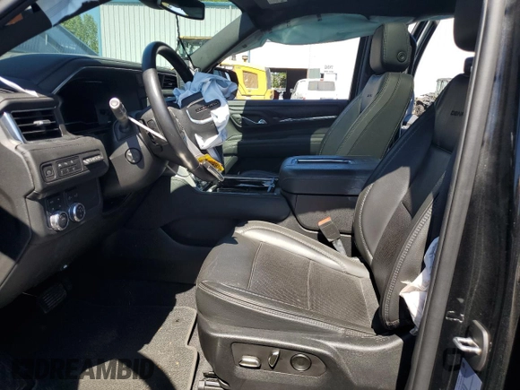 2023 GMC Yukon Denali with VIN 1GKS2DKT9PR158736, listed as a Copart auction lot 69765034 with 22,042 mi miles and Salvage Title. Bid and sale history available at carsss.com. Image 7.