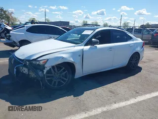 2015 Lexus IS 250 with VIN JTHBF1D28F5064418, listed as a IAAI auction lot 41953212 with 155,741 mi miles and . Bid and sale history available at carsss.com. Image 2.