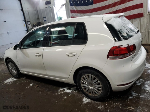 2010 Volkswagen Golf with VIN WVWDB7AJ6AW311863, listed as a Copart auction lot 43123705 with 121,550 mi miles and Salvage Title. Bid and sale history available at carsss.com. Image 2.