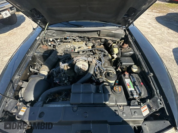 1998 Ford Mustang GT with VIN 1FAFP45X3WF197020, listed as a Copart auction lot 43796325 with 74,844 mi miles and Salvage Title. Bid and sale history available at carsss.com. Image 7.