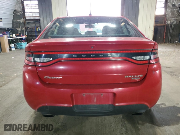 2013 Dodge Dart Rallye with VIN 1C3CDFBH6DD133789, listed as a Copart auction lot 78440674 with 192,221 mi miles and Clean Title. Bid and sale history available at carsss.com. Image 6.