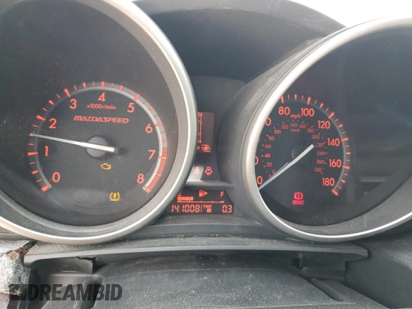 2010 Mazda 3 with VIN JM1BL1H38A1292822, listed as a Copart auction lot 52964455 with 141,008 mi miles and Salvage Title. Bid and sale history available at carsss.com. Image 9.