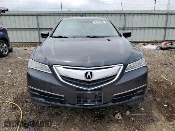 2015 Acura TLX Technology with VIN 19UUB3F57FA008214, listed as a Copart auction lot 58093535 with 106,741 mi miles and Salvage title. Bid and sale history available at DreamBid. Image 5.