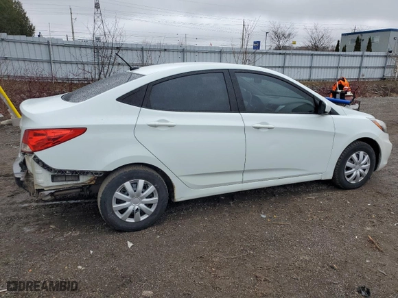 2013 Hyundai Accent GLS with VIN KMHCT4AE4DU296270, listed as a Copart auction lot 50018055 with 213,046 mi miles and Salvage Title. Bid and sale history available at carsss.com. Image 3.