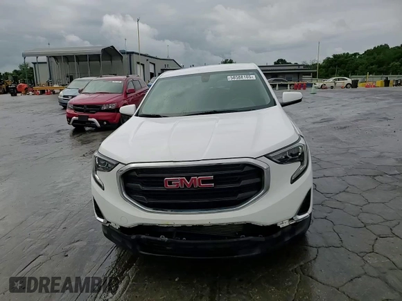 2019 GMC Terrain SLE with VIN 3GKALMEV3KL211727, listed as a Copart auction lot 58588105 with 49,482 mi miles and Salvage title. Bid and sale history available at DreamBid. Image 14.