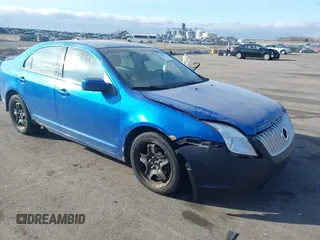 2011 Mercury Milan with VIN 3MEHM0HA7BR600584, listed as a IAAI auction lot 41456543 with 190,740 mi miles. Bid and sale history available at carsss.com. Image 1.