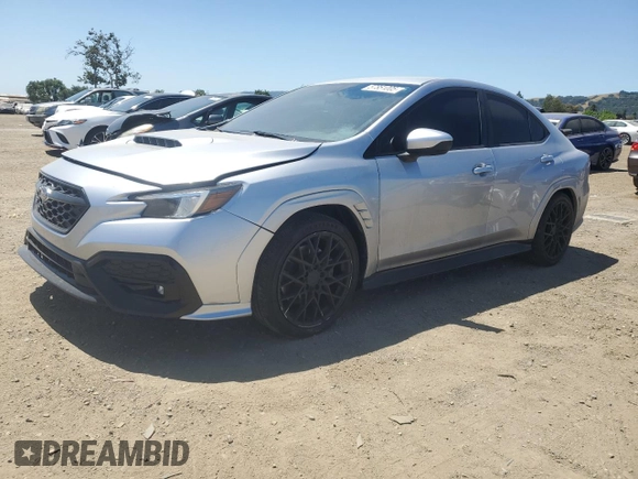 2022 Subaru WRX Premium with VIN JF1VBAF60N9004804, listed as a Copart auction lot 57851005 with 45,840 mi miles and Salvage title. Bid and sale history available at DreamBid. Image 1.