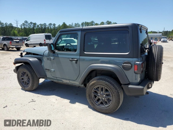 2024 Jeep Wrangler Sport S с VIN 1C4PJXAG8RW352284, выставлен на аукционе Copart как лот 52002625 с пробегом 1 403 миль миль и Списание • Salvage title. История ставок и продаж доступна на DreamBid. Изображение 2.