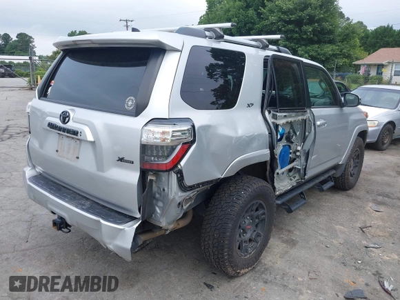 2021 Toyota 4Runner SR5 Premium with VIN JTENU5JR9M5930584, listed as a IAAI auction lot 42377592 with 58,340 mi miles and . Bid and sale history available at DreamBid. Image 4.