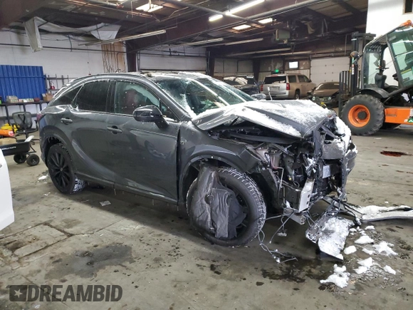 2024 Lexus RX 500h F Sport Performance z VIN 2T2BCMEA2RC011119, wystawiony jako Copart lot #45760425 z przebiegiem Nie podano mil oraz Szkoda całkowita • Salvage title. Historia ofert i sprzedaży dostępna na DreamBid. Obrazek 4.