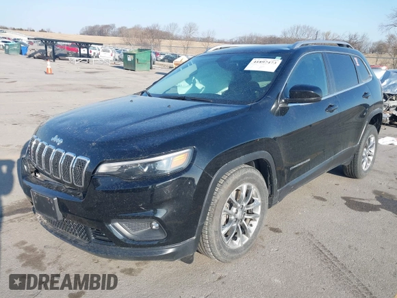 2019 Jeep Cherokee Latitude Plus with VIN 1C4PJMLX4KD305945, listed as a IAAI auction lot 41897473 with 53,271 mi miles. Bid and sale history available at carsss.com. Image 17.