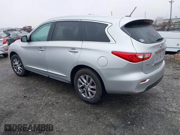2015 Infiniti QX60 with VIN 5N1AL0MM4FC554511, listed as a IAAI auction lot 41065737 with 205,077 mi miles and . Bid and sale history available at DreamBid. Image 3.