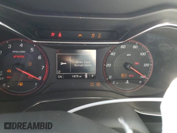 2023 Chevrolet TrailBlazer RS with VIN KL79MTSL9PB077014, listed as a Copart auction lot 70914513 with 11,878 mi miles. Bid and sale history available at carsss.com. Image 9.