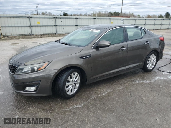 2015 Kia Optima LX with VIN 5XXGM4A71FG399613, listed as a Copart auction lot 49893665 with 201,876 mi miles and Salvage Title. Bid and sale history available at carsss.com. Image 1.